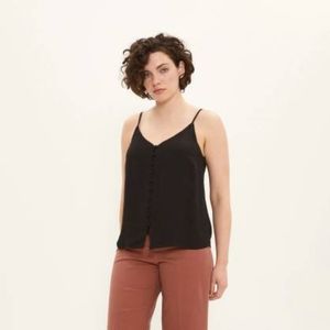 Frank & Oak button front cami